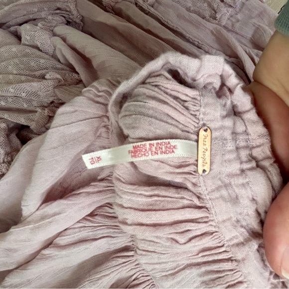 Free People Mini Dress - Boho Light Pink - Picture 6 of 6